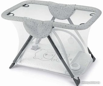 Игровой манеж CAM Brevettato Millegiochi B122-C262/V77 (Тедди, серый)