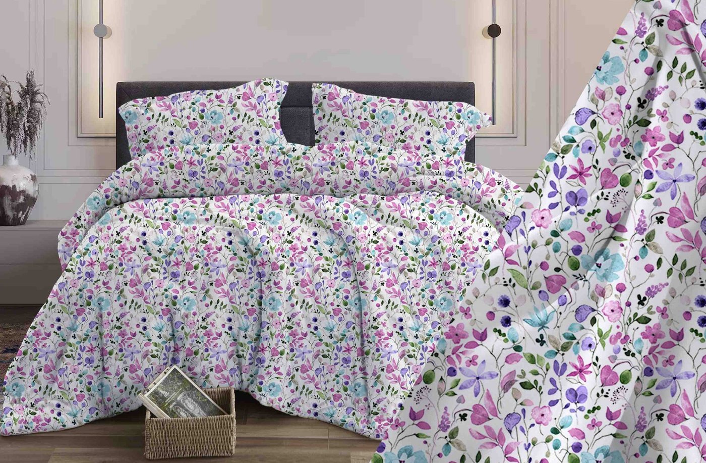 

Постельное белье Бояртекс № 358 Флоранс 9 Вид (N) 1.5сп (бязь, б/з сирень)