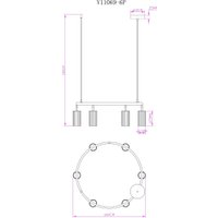 Подвесная люстра Moderli Cora V11602-6P
