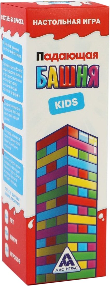 

Настольная игра Лас Играс Падающая башня. Kids 4571709