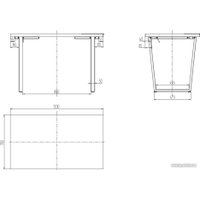 Кухонный стол Millwood Лофт Уэльс Л 120x70x75 (36 мм, дуб золотой Craft/металл черный)