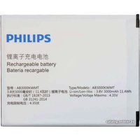 Аккумулятор для телефона Копия Philips AB3000KWMT