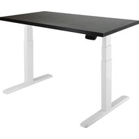 Стол для работы стоя ErgoSmart Unique Ergo Desk 1360x800x36мм (дуб мореный/белый)