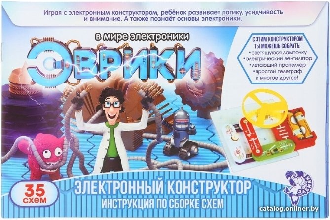 Набор для опытов Эврики Электронный конструктор 1200829