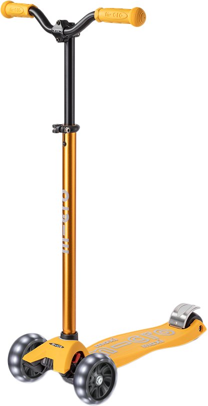 

Трехколесный самокат Micro Maxi Micro Deluxe Pro LED (желтый)