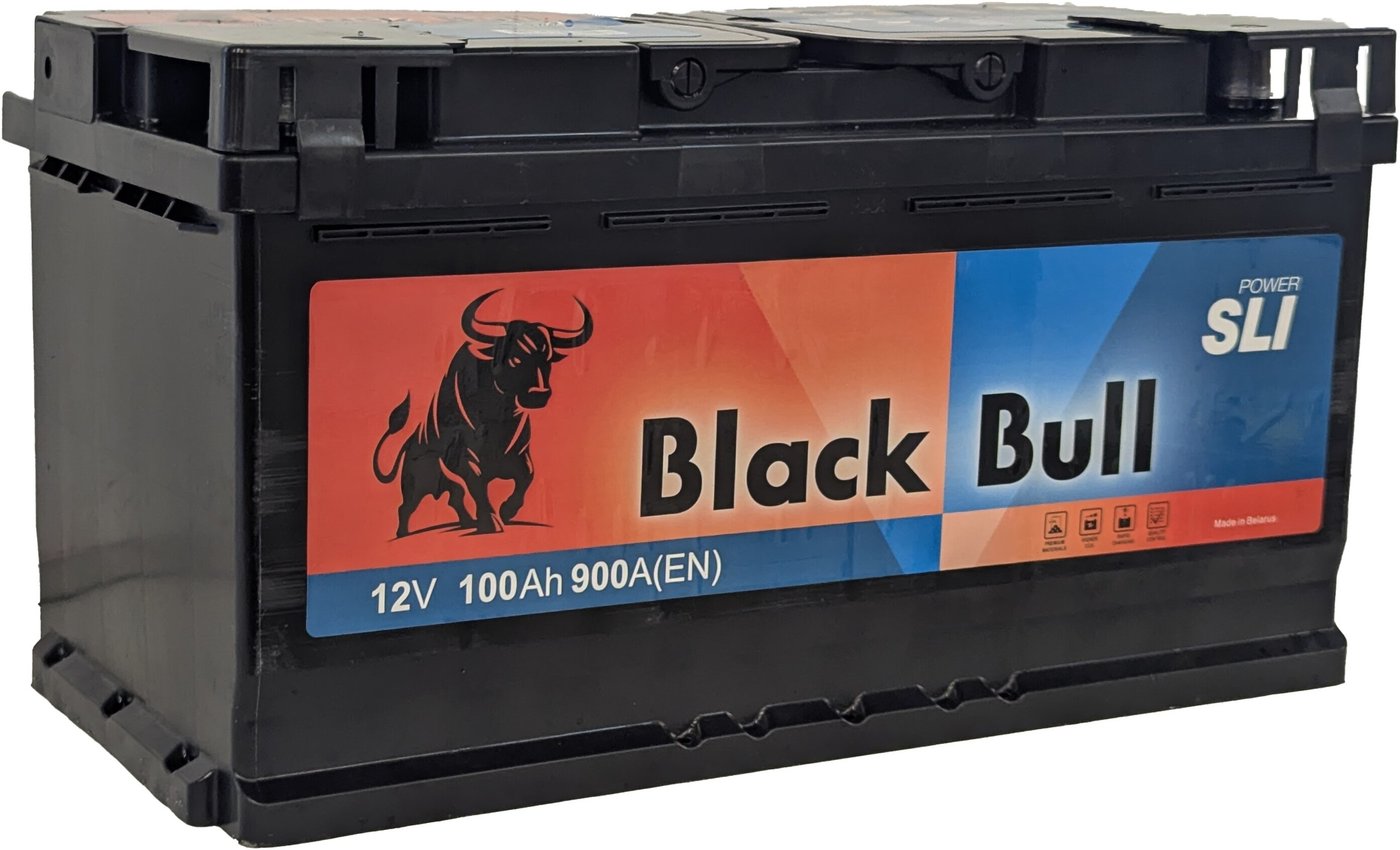 

Автомобильный аккумулятор Black Bull SLI R+ (100 А·ч)