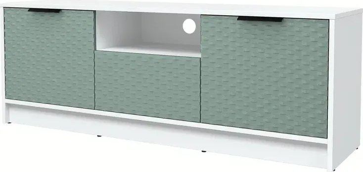 

Тумба Интерлиния ТВ Концепт КТ-ТВ3-50 Техно (белый платинум/мята)