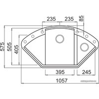 Кухонная мойка Elleci Easy Corner Ghisa 70