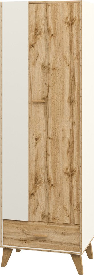 

Шкаф распашной Elva Нодо NEM01HP-2D1S-630/400/2000 (01) (дуб вотан/белый)