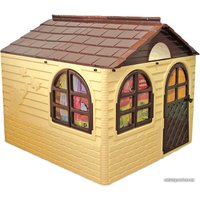 Игровой домик Doloni-Toys 02550∕2 (бежевый/коричневый)
