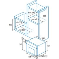 Электрический духовой шкаф CATA MDS 7208 BK