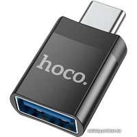Адаптер Hoco UA17 USB Type-A - USB Type-C (черный)