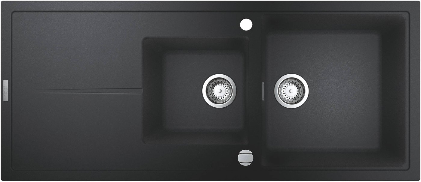 

Кухонная мойка Grohe K400 80-C 116/50 1.5 31643AP0 (черный гранит)