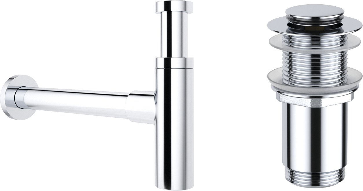 

Сифон Wellsee Drainage System 182119002 (сифон, донный клапан, хром)