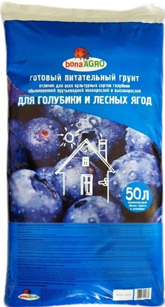 

Грунт Bona Agro Для голубики и лесных ягод 039edb6de2d2-2 (50 л)