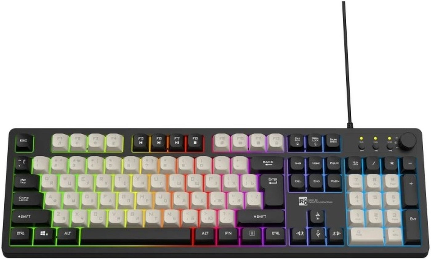 Клавиатура R8 K237 1823 Wired Gaming (черный/серый)