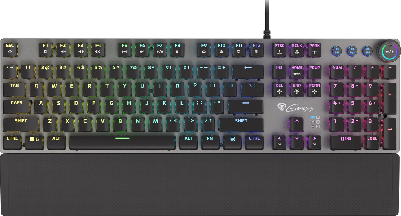 

Клавиатура Genesis Thor 380 RGB (нет кириллицы)