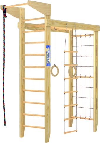 Детский спортивный комплекс Ecodrev Крепыш 02 Юниор (бежевый, базовая комплектация)