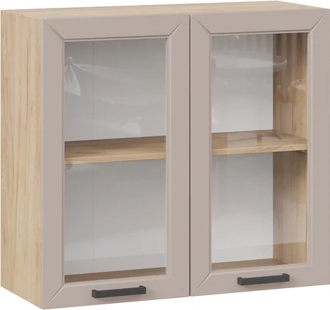 

Шкаф навесной Трия Лорас 1ВВ8С с двумя дверьми (дуб крафт золотой/холст латте)