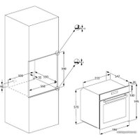 Электрический духовой шкаф BEKO BIE21302RBPS
