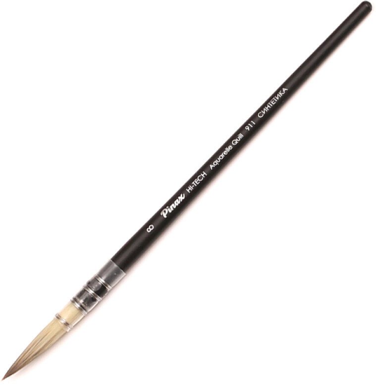 

Кисть для рисования Pinax Hi-tech Aquarelle Quill №8 911008 (синтетика, круглая)