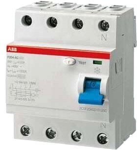 

Устройство защитного отключения ABB F204 4P 63A 30mA 6kА 4М 2CSF204001R1630