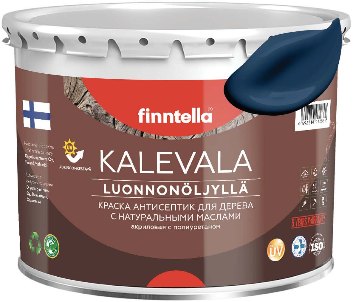 

Краска Finntella Kalevala Keskiyo F-13-1-3-FL002 2.7 л (синий)