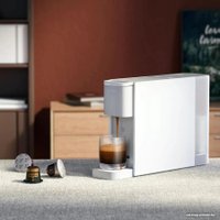 Капсульная кофеварка Xiaomi Mijia Capsule Coffee Machine S1301 (с переходником на евровилку, белый)