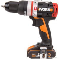 Ударная дрель-шуруповерт Worx WX354 (с 2-мя АКБ, кейс)