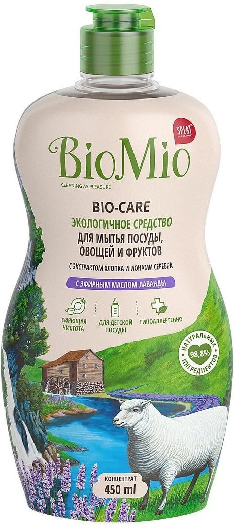 

Средство для мытья посуды BioMio Bio-Care Лаванда 450 мл