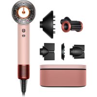 Фен Dyson HD16 Supersonic Nural Straight+Wavy (с переходником на евровилку, розовый канзан)