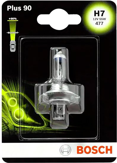 

Галогенная лампа Bosch 12V H7 55W Plus 90 1987301078