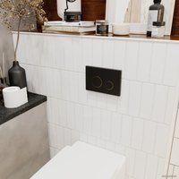 Инсталляция для унитаза Lavinia Boho Relfix 5 в 1 77020065 (матовый черный/золотой глянец пластик)