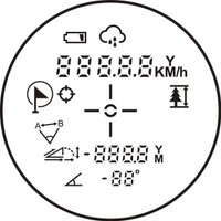 Бинокль Veber Winger 6х22 RF1000 с лазерным дальномером