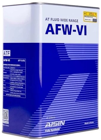 Трансмиссионное масло Aisin AFW-VI 4л