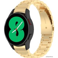 Браслет Rumi Heavy металлический для Samsung Galaxy Watch4/5/6 (20 мм, золотистый)