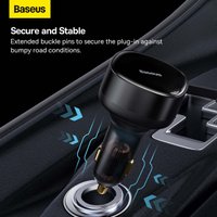 Автомобильное зарядное Baseus Enjoyment Pro 2-in-1 Car Charger C+L 60W C00057802111-02