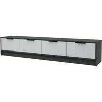 Тумба Интерлиния ТВ Концепт КТ-ТВ4-35 Техно (антрацит/грей)