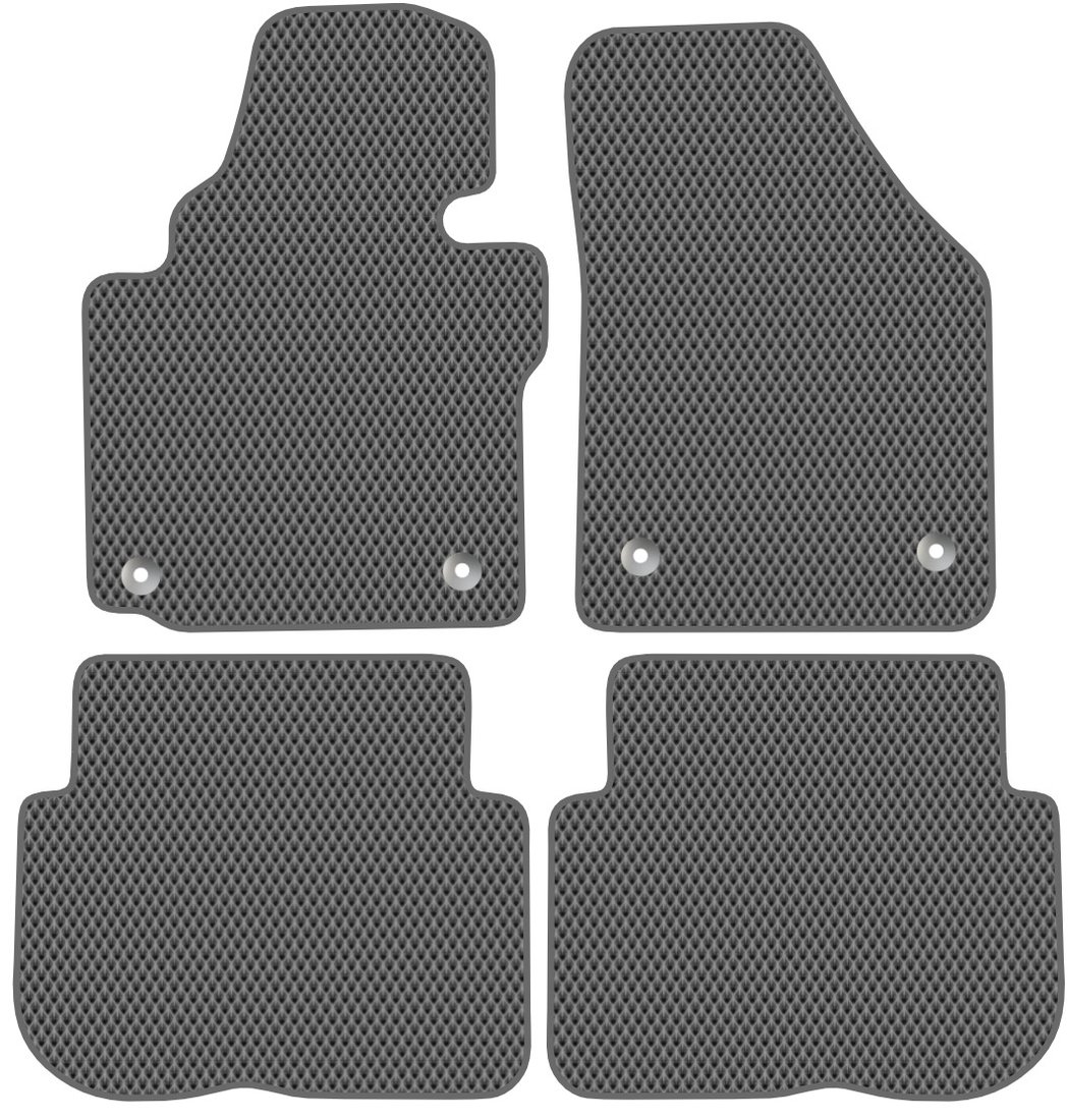 

Комплект ковриков для авто Alicosta Volkswagen Touran I (минивэн / 1T) 2010 - 2015 (серый, ромб)