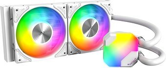 Система жидкостного охлаждения для процессора Montech HyperFlow ARGB 240 (белый)
