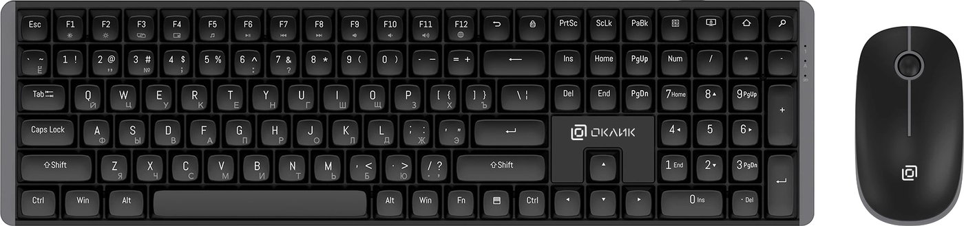 

Офисный набор Оклик S315W (черный)