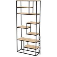 Стеллаж TMB Loft Сартория ЛДСП 80x30x200 (дуб небраска натуральный)