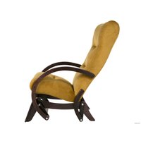 Кресло-качалка Мебелик Мэтисон (охра/венге структура)