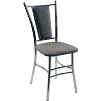 Стул ВВР Марсель (серый/хром, рогожка)