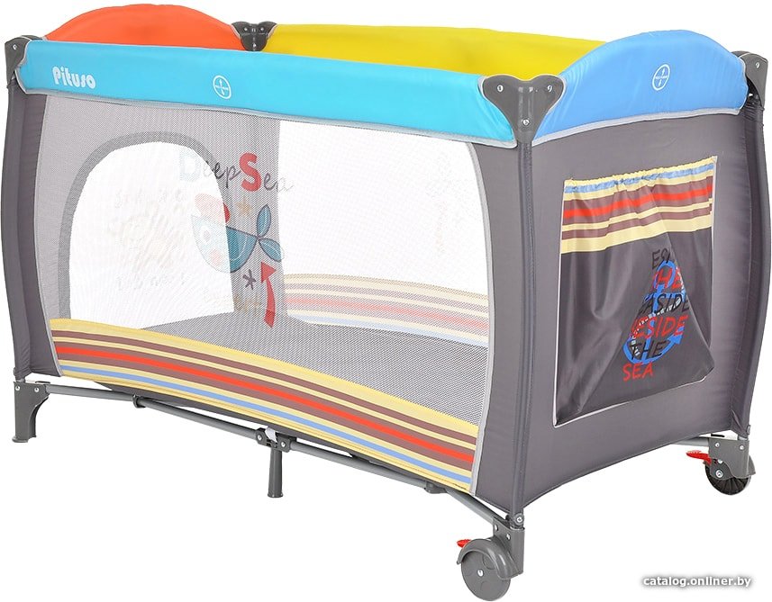 Игровой манеж Pituso Granada (серый)