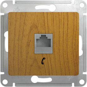 

Розетка телефонная Schneider Electric Glossa GSL000581T (дуб)