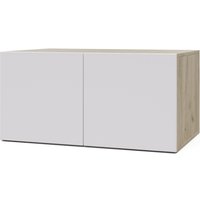 Шкаф распашной Modern Челси Ч82 (серый дуб/белый)