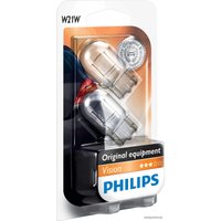 Лампа накаливания Philips W21W Vision 2шт [12065B2]