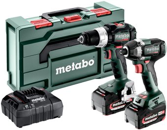 Metabo Combo Set 2.8.4 18V 685196000 (шуруповерт, винтоверт, 2 АКБ, кейс)