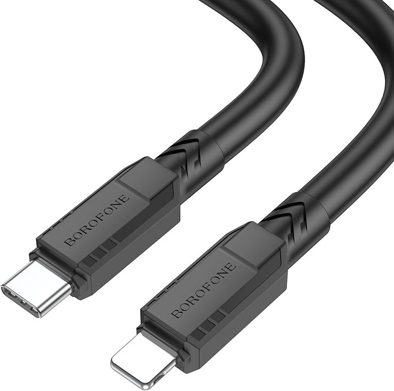 

Кабель Borofone BX81 USB Type-C - Lightning (1 м, черный)